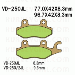 Накладки VD250JL Kawasaki, Triumph, Aeon, Cagiva, Kymco-2