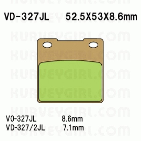 Накладки VD327JL Suzuki, Hyosung-2