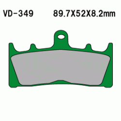 Накладки VD349JL Suzuki, Kawasaki