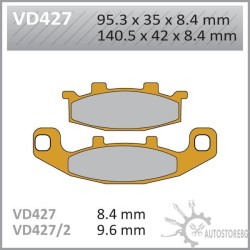 Накладки VD427JL Kawasaki, Suzuki, Hyosung